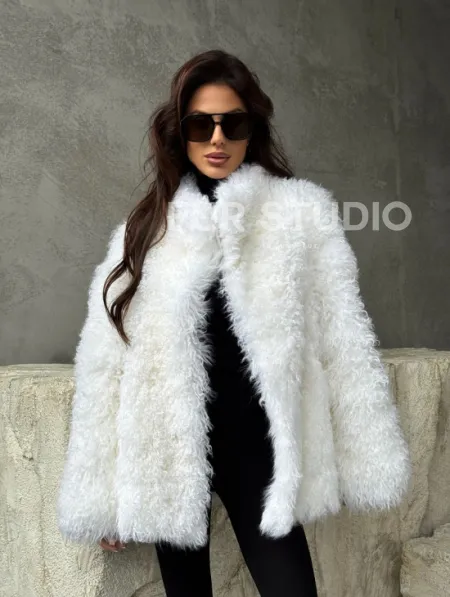 Шуба из альпаки - фото 11