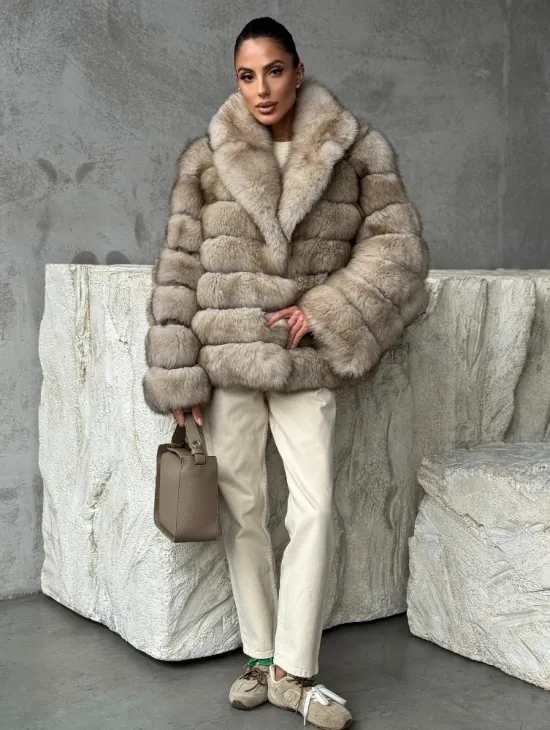 Шуба из песца - фото 5