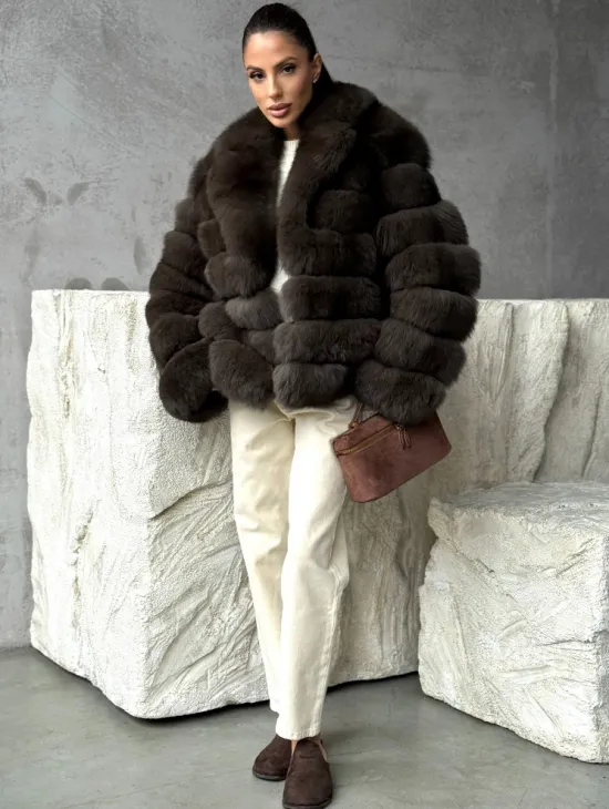 Шуба под соболя - короткая - фото 5