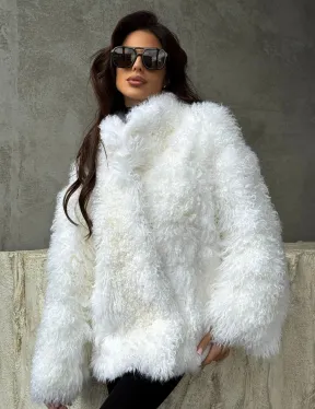 Шуба из альпаки - фото 8