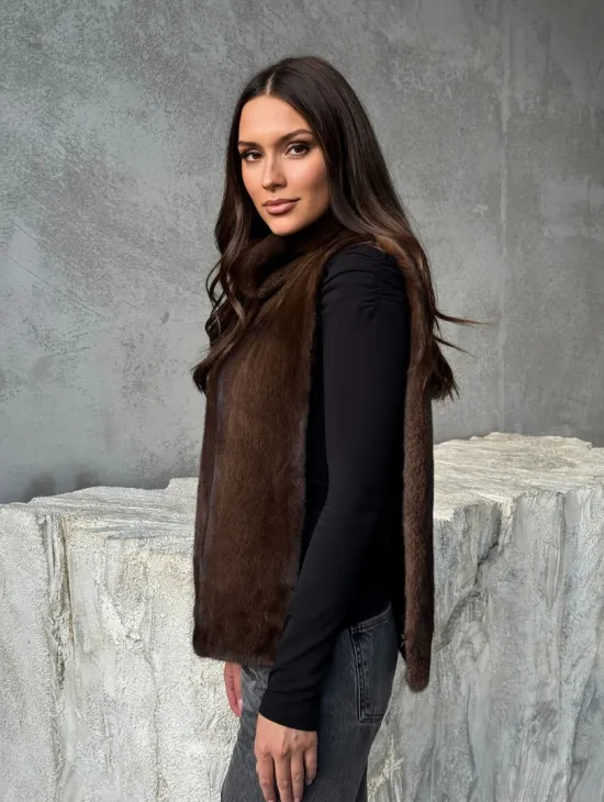 Манишка для женщин - норковая - фото 4