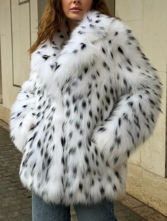 Шуба под рысь белая - фото 2